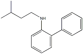 N-(3-methylbutyl)-2-phenylaniline Struktur