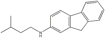 N-(3-methylbutyl)-9H-fluoren-2-amine Struktur