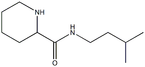 N-(3-methylbutyl)piperidine-2-carboxamide Struktur