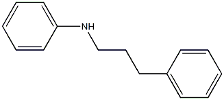 N-(3-phenylpropyl)aniline Struktur