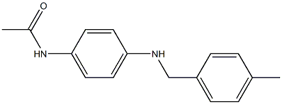 N-(4-{[(4-methylphenyl)methyl]amino}phenyl)acetamide Struktur