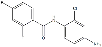 N-(4-amino-2-chlorophenyl)-2,4-difluorobenzamide Struktur