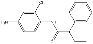 N-(4-amino-2-chlorophenyl)-2-phenylbutanamide Struktur