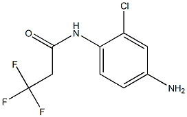 N-(4-amino-2-chlorophenyl)-3,3,3-trifluoropropanamide Struktur