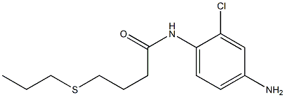 N-(4-amino-2-chlorophenyl)-4-(propylsulfanyl)butanamide Struktur