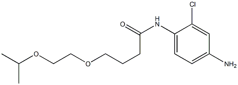 N-(4-amino-2-chlorophenyl)-4-[2-(propan-2-yloxy)ethoxy]butanamide Struktur