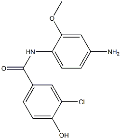 N-(4-amino-2-methoxyphenyl)-3-chloro-4-hydroxybenzamide Struktur