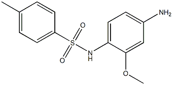 N-(4-amino-2-methoxyphenyl)-4-methylbenzenesulfonamide Struktur