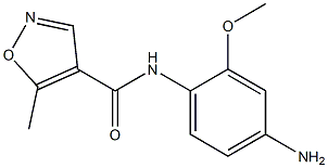 N-(4-amino-2-methoxyphenyl)-5-methylisoxazole-4-carboxamide Struktur