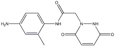 N-(4-amino-2-methylphenyl)-2-(3,6-dioxo-3,6-dihydropyridazin-1(2H)-yl)acetamide Struktur