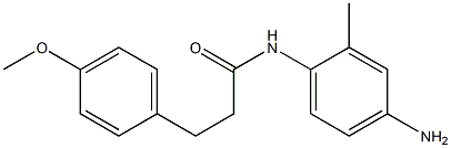 N-(4-amino-2-methylphenyl)-3-(4-methoxyphenyl)propanamide Struktur