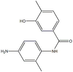 N-(4-amino-2-methylphenyl)-3-hydroxy-4-methylbenzamide Struktur