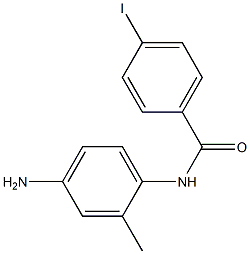 N-(4-amino-2-methylphenyl)-4-iodobenzamide Struktur