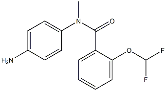 N-(4-aminophenyl)-2-(difluoromethoxy)-N-methylbenzamide Struktur