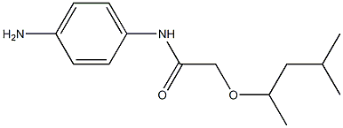 N-(4-aminophenyl)-2-[(4-methylpentan-2-yl)oxy]acetamide Struktur