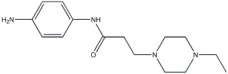 N-(4-aminophenyl)-3-(4-ethylpiperazin-1-yl)propanamide Struktur