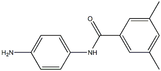 N-(4-aminophenyl)-3,5-dimethylbenzamide Struktur