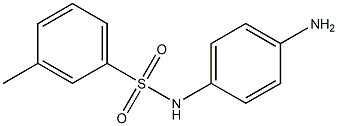 N-(4-aminophenyl)-3-methylbenzenesulfonamide Struktur