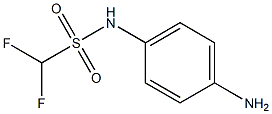 N-(4-aminophenyl)difluoromethanesulfonamide Struktur