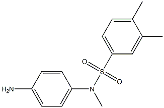 N-(4-aminophenyl)-N,3,4-trimethylbenzene-1-sulfonamide Struktur