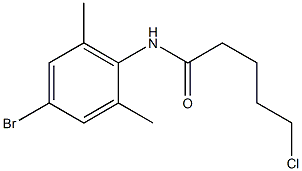 N-(4-bromo-2,6-dimethylphenyl)-5-chloropentanamide Struktur