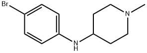 N-(4-bromophenyl)-1-methylpiperidin-4-amine Struktur