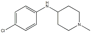 N-(4-chlorophenyl)-1-methylpiperidin-4-amine Struktur