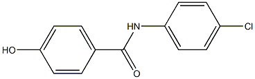 N-(4-chlorophenyl)-4-hydroxybenzamide Struktur