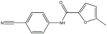 N-(4-cyanophenyl)-5-methylfuran-2-carboxamide Struktur