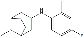 N-(4-fluoro-2-methylphenyl)-8-methyl-8-azabicyclo[3.2.1]octan-3-amine Struktur