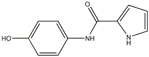 N-(4-hydroxyphenyl)-1H-pyrrole-2-carboxamide Struktur