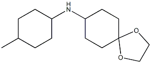 N-(4-methylcyclohexyl)-1,4-dioxaspiro[4.5]decan-8-amine Struktur