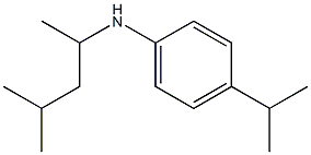 N-(4-methylpentan-2-yl)-4-(propan-2-yl)aniline Struktur