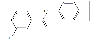 N-(4-tert-butylphenyl)-3-hydroxy-4-methylbenzamide Struktur