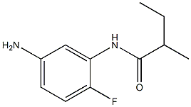 N-(5-amino-2-fluorophenyl)-2-methylbutanamide Struktur