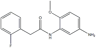 N-(5-amino-2-methoxyphenyl)-2-(2-fluorophenyl)acetamide Struktur