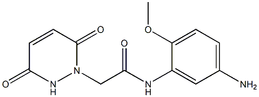 N-(5-amino-2-methoxyphenyl)-2-(3,6-dioxo-3,6-dihydropyridazin-1(2H)-yl)acetamide Struktur