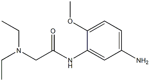 N-(5-amino-2-methoxyphenyl)-2-(diethylamino)acetamide Struktur