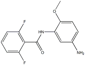 N-(5-amino-2-methoxyphenyl)-2,6-difluorobenzamide Struktur