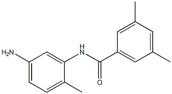 N-(5-amino-2-methylphenyl)-3,5-dimethylbenzamide Struktur