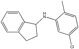 N-(5-chloro-2-methylphenyl)-2,3-dihydro-1H-inden-1-amine Struktur