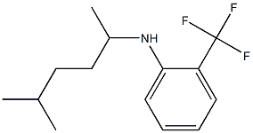 N-(5-methylhexan-2-yl)-2-(trifluoromethyl)aniline Struktur