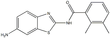 N-(6-amino-1,3-benzothiazol-2-yl)-2,3-dimethylbenzamide Struktur