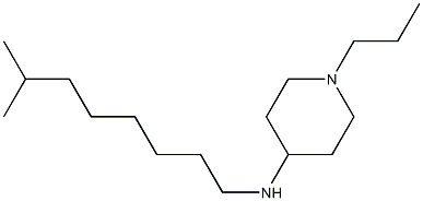 N-(7-methyloctyl)-1-propylpiperidin-4-amine Struktur