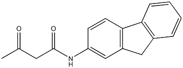 N-(9H-fluoren-2-yl)-3-oxobutanamide Struktur