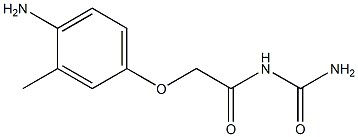 N-(aminocarbonyl)-2-(4-amino-3-methylphenoxy)acetamide Struktur