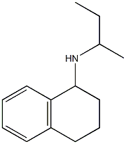 N-(butan-2-yl)-1,2,3,4-tetrahydronaphthalen-1-amine Struktur