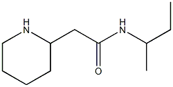 N-(butan-2-yl)-2-(piperidin-2-yl)acetamide Struktur