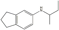 N-(butan-2-yl)-2,3-dihydro-1H-inden-5-amine Struktur