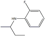 N-(butan-2-yl)-2-fluoroaniline Struktur